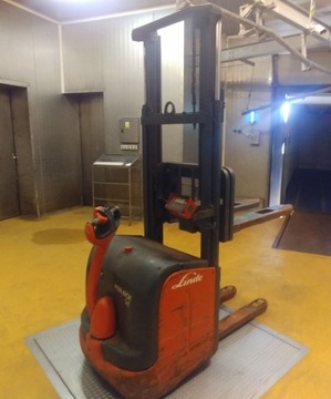 LINDE L14 wózek z wagą 1400kg 300cm