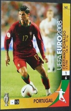 Karta Cristiano Ronaldo Rookie Panini UEFA 2008 