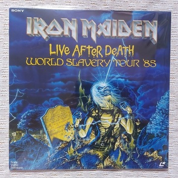 Laserdisc Iron Maiden Live After Death - World Sla