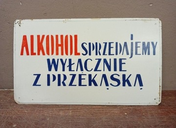 Tablica tabliczka szyld PRL Społem BAR 151