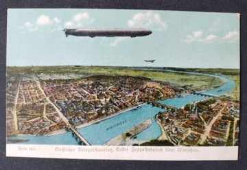 Warszawa Zeppelin około 1915