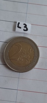 Irlandia 2 Euro 2002 Harfa Rzadka moneta 