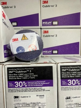 3M Cubitron 3 1182C Dysk fibrowy 125mmx22mm P36+