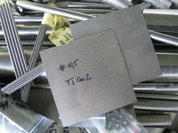 Tytan Ti Gr2 blacha: cyferblat nóż rękojeść model