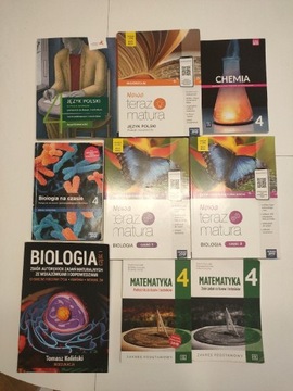 Polski, biologia, chemia, matematyka - KLASA 4 