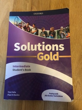 Solutions gold intermediate Student’s Book