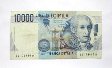 10000 Lirów 1984 r.  Italia