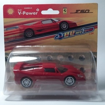 Hot Wheels Shell V-Power Ferrari F50 1:38