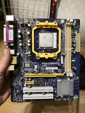 Płyta główna Foxconn M61PMV + Athlon 64 X2