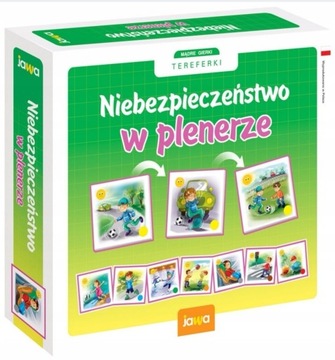 Układanka dla dzieci Niebezpieczeństwo w plenerze 