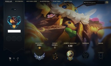 Konto League of Legends S1 75 bohaterów 53 skinów 