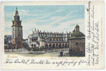 #298_ Kraków. Litografia 1905 wyd. D. E. Friedlein