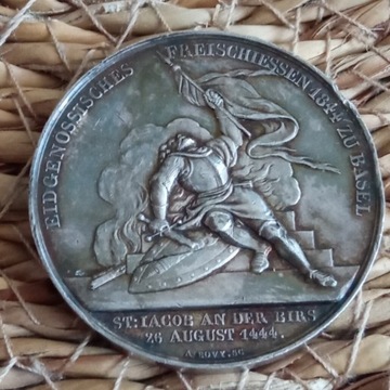 Medal Strzelecki Bazylea 1844r.