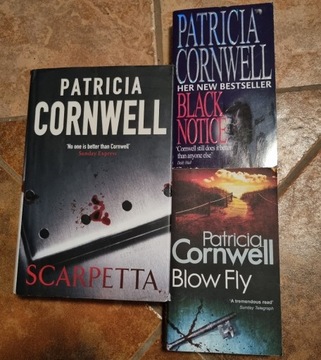 Patricia Cornwell Scarpetta Black notice Blow fly