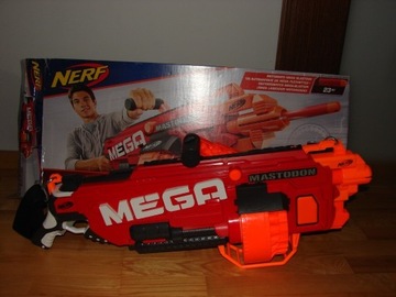 NERF MEGA MASTODON + 24 strzałki i baterie!