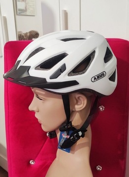 Kask rowerowy ABUS Urban I 3.0. 52-58 cm biały 