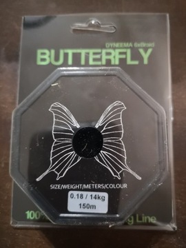 Plecionka Butterfly 6x braid 0.14 11kg 150m czarna