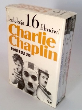 Kolekcja 16 filmów DVD Charlie Chaplin NOWE FOLIA