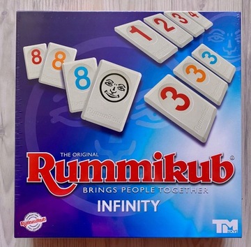 Rummikub Infinity Gra + Kosmetyczka Clinique