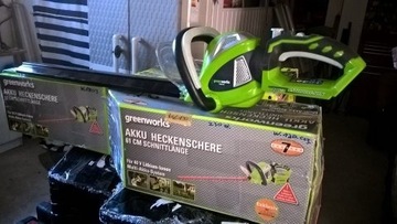 Nożyce ogrodnicze akumulatorowe 40V greenworks