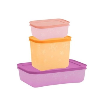 Zestaw do mrożenia tupperware 450ml, 1l, 1.1l