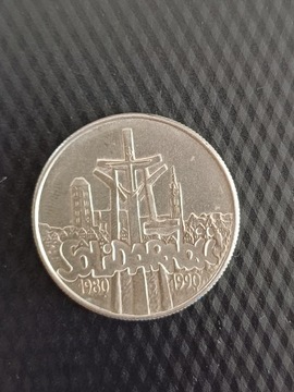 Moneta 10000zł Solidarność 1980-1990