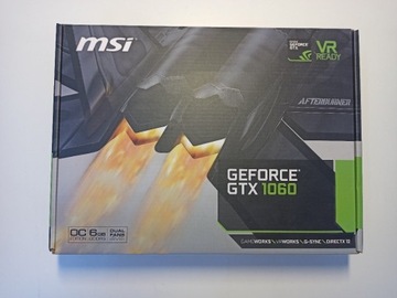 NVIDIA MSI GeForce GTX 1060 6GT OCV1 Dual Fans