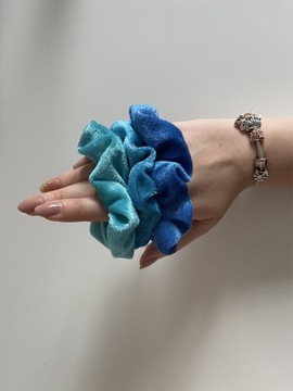 Scrunchies zestaw ocean blue