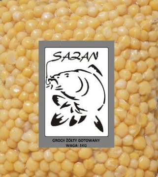 Zanęta wędkarska groch gotowany 1 kg SAZAN