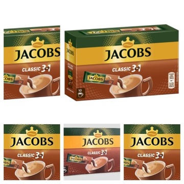 Kawa rozpuszczalna Jacobs 3w1 Classic 5x10 szt.
