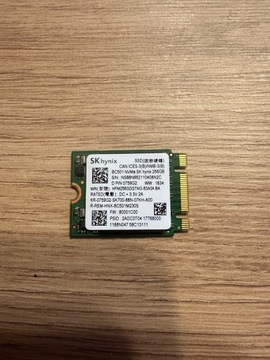 DYSK SSD SK HYNIX BC501 256GB M.2 2230 NVMe PCle