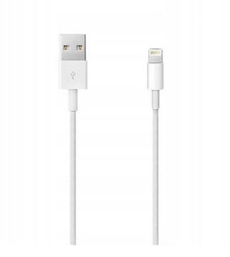 KABEL USB DO ŁADOWANIA APPLE IPHONE BIAŁY