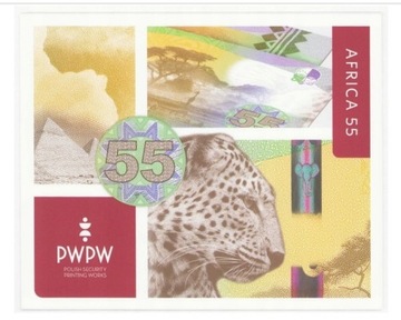 PWPW Africa 55 lub 5 Jaguar UNC