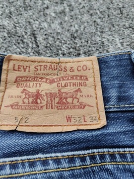 Spodnie Levi's 512 róż.32/34