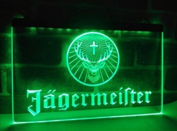 Tablica świetlna / Baner / Neon LED  JAGERMEISTER