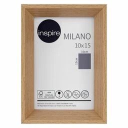 Ramka na zdjęcia Milano 10 x 15 cm dąb MDF Inspire