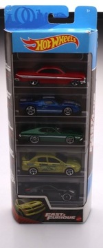 Unikat! 5-Pak Hot Wheels Szybcy i wsciekli Hot Wheels 1:64