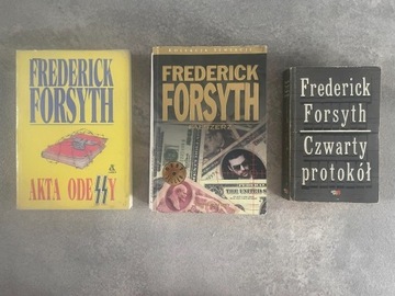 Książki zestaw FREDERICK FORSYTH 3 szt.