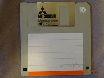 Dyskietka 3,5" MF2-HD 1,44MB MITSUBISHI używana