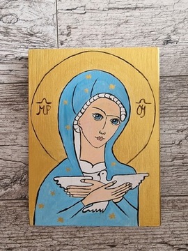 Ikona Matka Boża z Duchem Świętym 