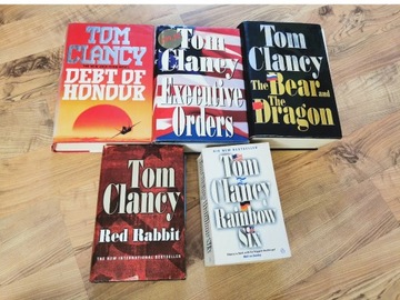 Tom Clancy x5 English książki po angielsku