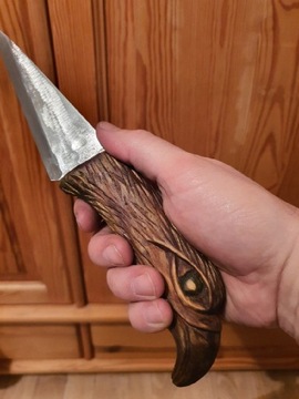 Nóż ręcznie robiony  orzeł Viking  nóż Woja
