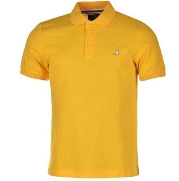 Polo koszulka Kangol z UK Yellow rozm. Fit XXL= XL