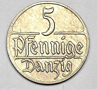 Moneta WMG 5 Pfenig 1923r 