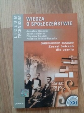 Wiedza o społeczeństwie zeszyt ćwiczeń OPERON