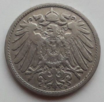 Niemcy Cesarstwo Niemieckie 10 fenigów 1900 D