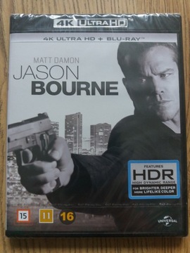 Jason Bourne bluray 4K PL+bluray 