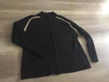 Czarny sweter męski r. L