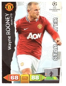 PANINI CHAMPIONS LEAGUE 11/12 ROONEY MAN UTD