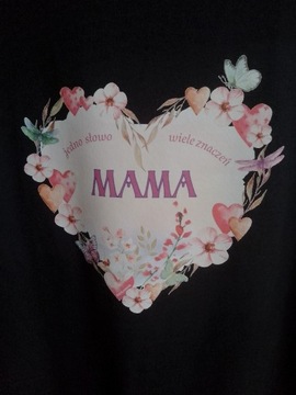 Koszulka na Dzień Matki rozmiar L, 100% Bawełna 